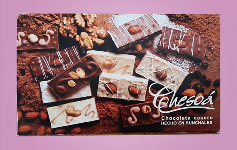 Chocolates Chesoa presentados en cajas.