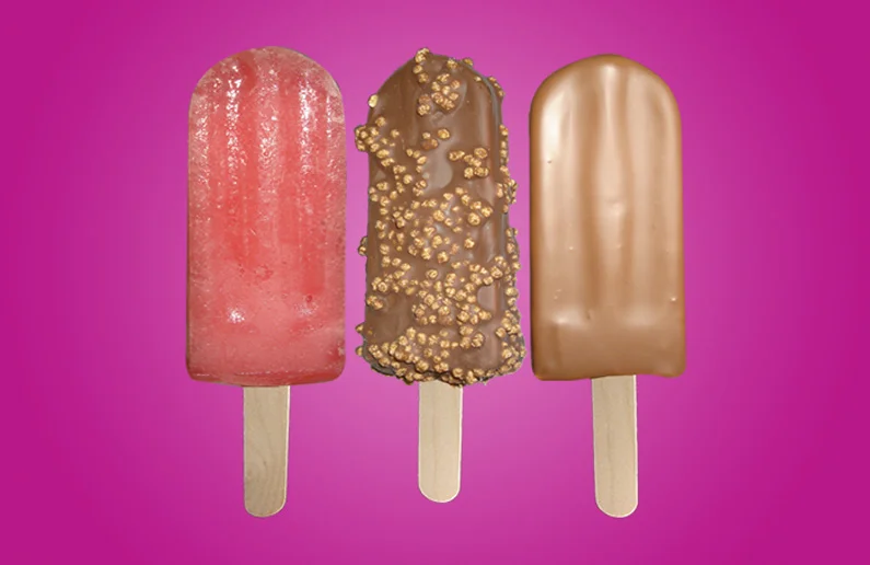 Nuestros helados postres palito frutal