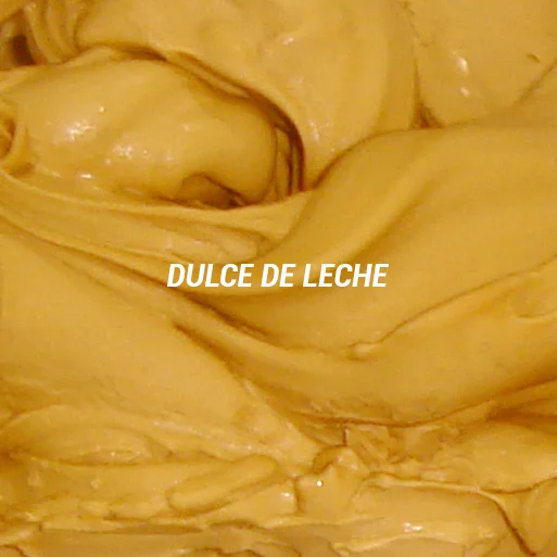 Nuestros helados sabores dulce de leche