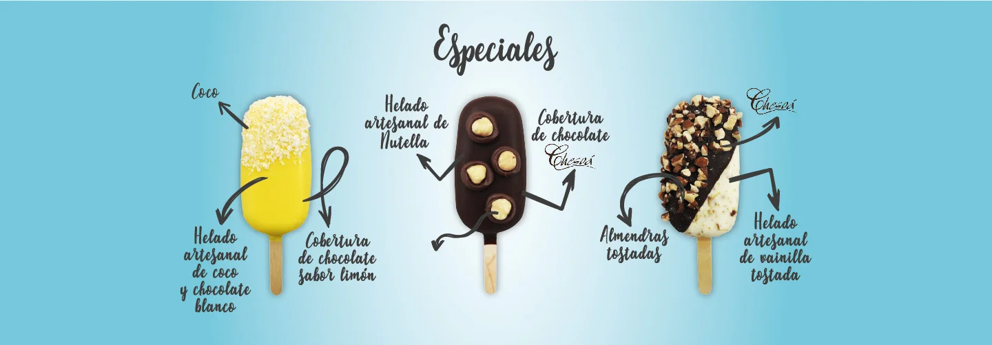 Paletas TULAS especiales