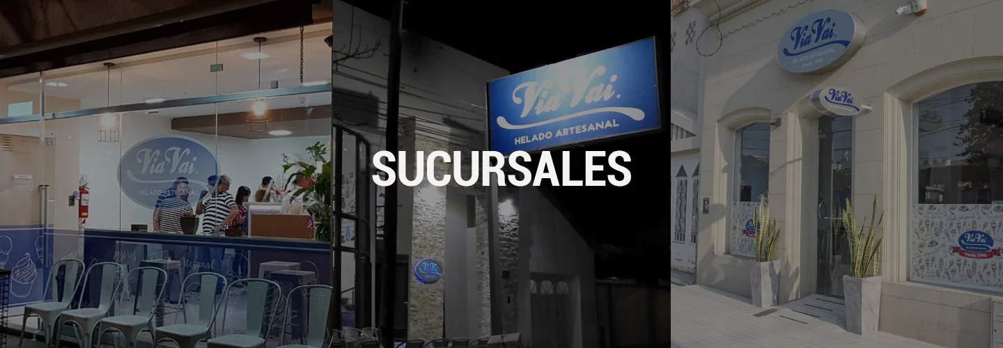 Sucursales Helados Via Vai
